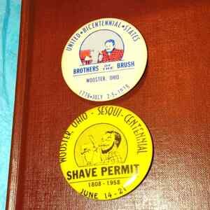 Wooster, Ohio Pinback Button's